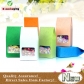 5 pcs 8x15.5cm Colorful Kraft Paper Pouch Gift Boxes Craft Candy Box Clear Window